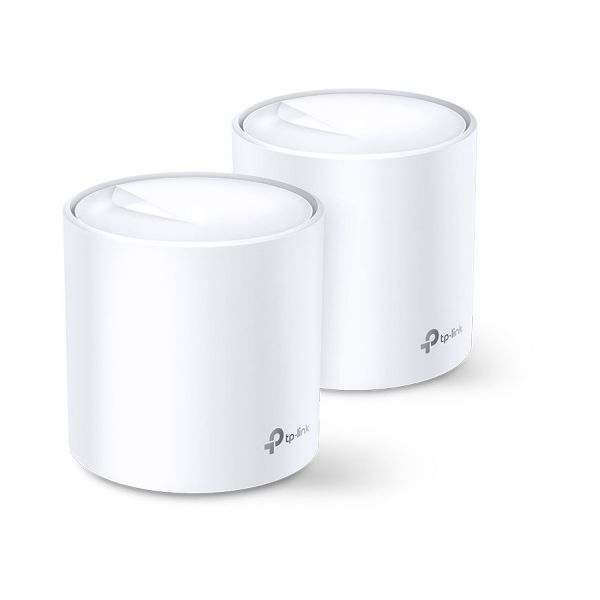 Бесшовный Mesh роутер TP-LINK Deco X20 (2-PACK) AX1800, белый, 2 шт. в комплекте