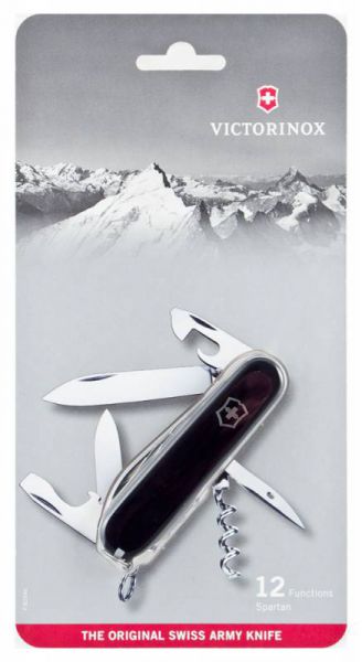 Нож туристический Victorinox Spartan 1.3603.3B1 (1.3603.3B1) черный 12 функций блистер сталь/пластик