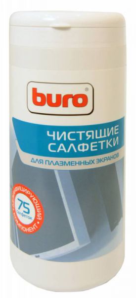 Салфетки Buro BU-Tpsm для экранов плазменных телевизоров туба 75шт влажных